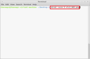 How To Quickly Shred A File Using Linux Terminal