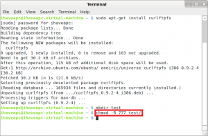 How To Mount Remote FTP Site As A Local Folder From Terminal In Linux Mint / Ubuntu