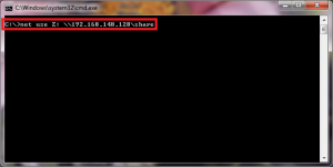 How To Quickly Connect To A Windows Share From Command Prompt