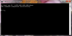 How To Quickly Connect To A Windows Share From Command Prompt