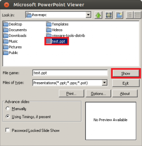 How To Install And Use PowerPoint Viewer In Ubuntu 12.04 LTS Ã¢â‚¬ËœPrecise PangolinÃ¢â‚¬â„¢