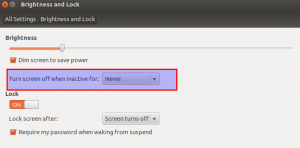 Changing screen lock settings in Ubuntu 12.04 LTS