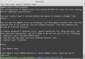 How To Install VMware Tools In Linux Mint 13