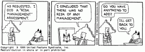 Corporate risk management : funny