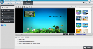 Creating slideshow in Wondershare DVD Slideshow Builder