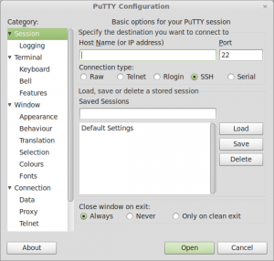 How To Install And Use PuTTY In Linux Mint / Ubuntu