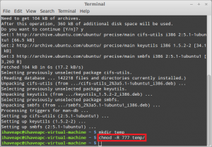 How To Quickly Mount Windows Share From Terminal In Linux Mint / Ubuntu