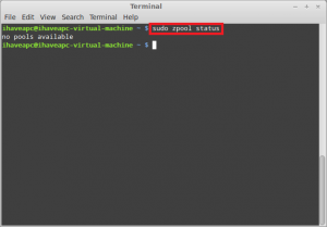 Installing And Using ZFS In Linux Mint / Ubuntu