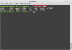 Installing And Using ZFS In Linux Mint / Ubuntu Ã¢â‚¬â€œ Part 4