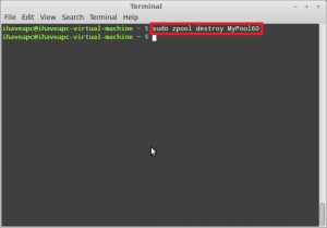 Installing And Using ZFS In Linux Mint / Ubuntu Ã¢â‚¬â€œ Part 4