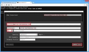 Secure Shell: A Cool ssh Plugin For Chrome Browser