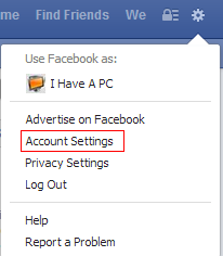 Facebook Account Settings