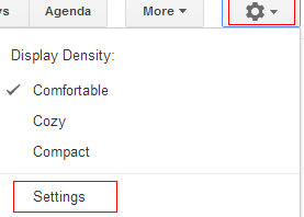 google calendar settings