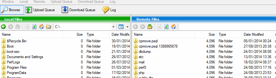 Graphical file manager after logging in to remote server via Bitvise SSH client