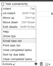 Emailing task list to recipients via Gmail