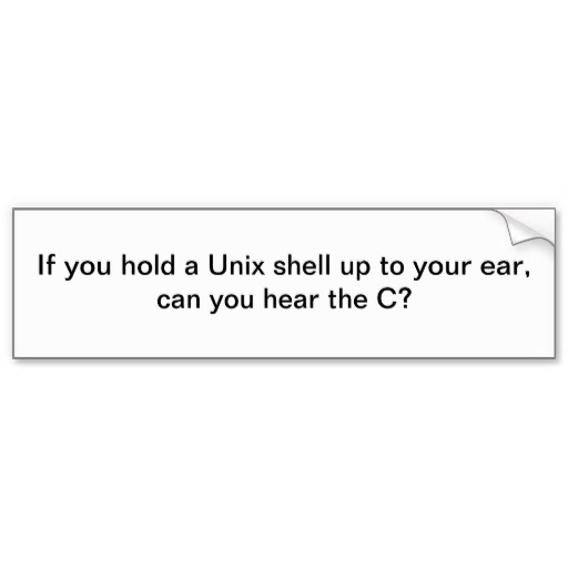 Unix philosophical question : funny