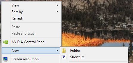 creating an Internet shortcut in Windows