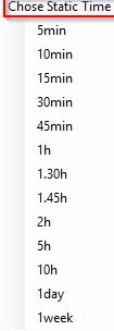 selecting predefined time interval for pc shutdown or restart