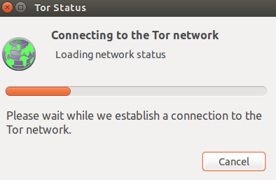 establishing Tor network connection