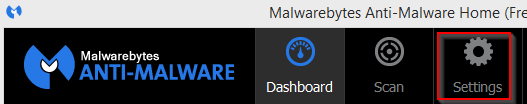 Malwarebytes settings