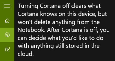 cortana in Windows 10