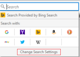 choosing which search engine to use in Firefox