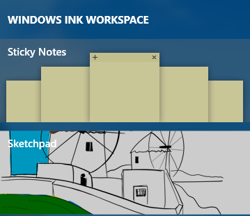 windows ink workspace 