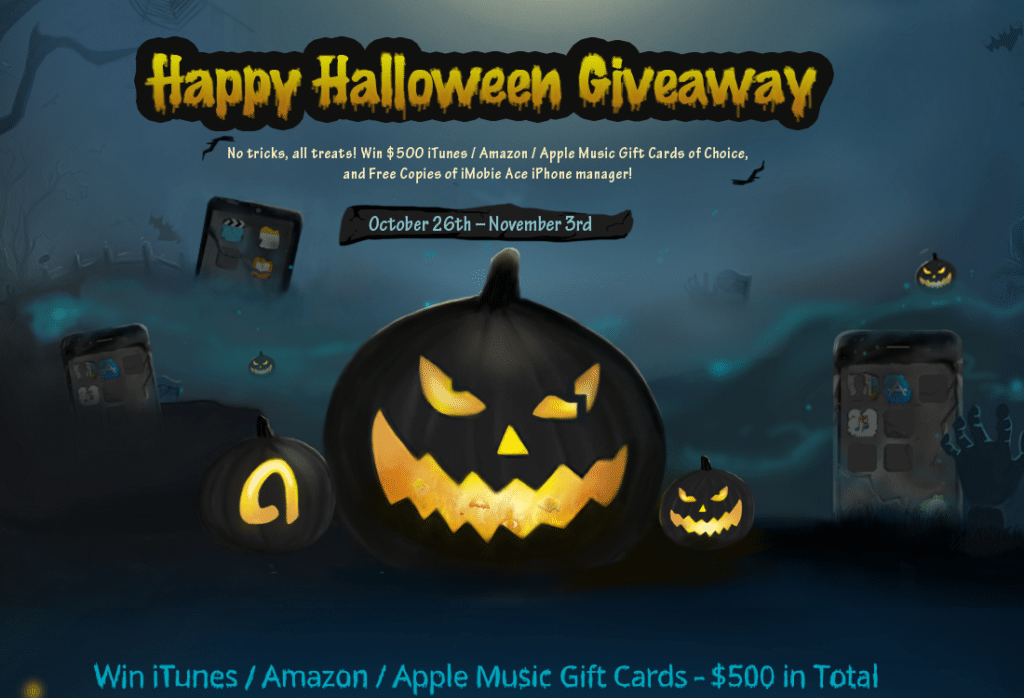 imobie halloween 2016 giveaway