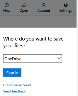 choosing storage location for office online files using the Edge extension