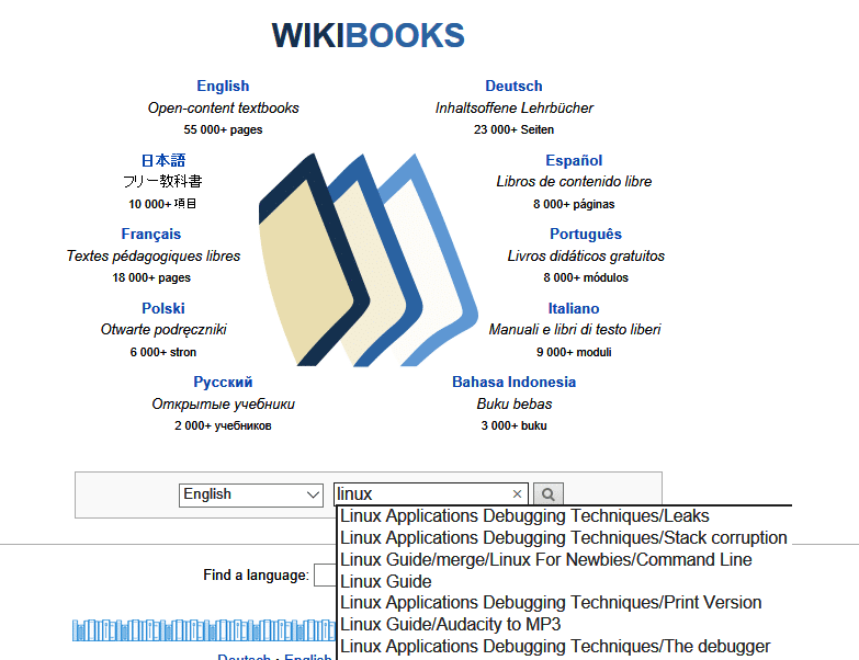 wikibooks main page