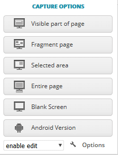 screenshot options in nimbus