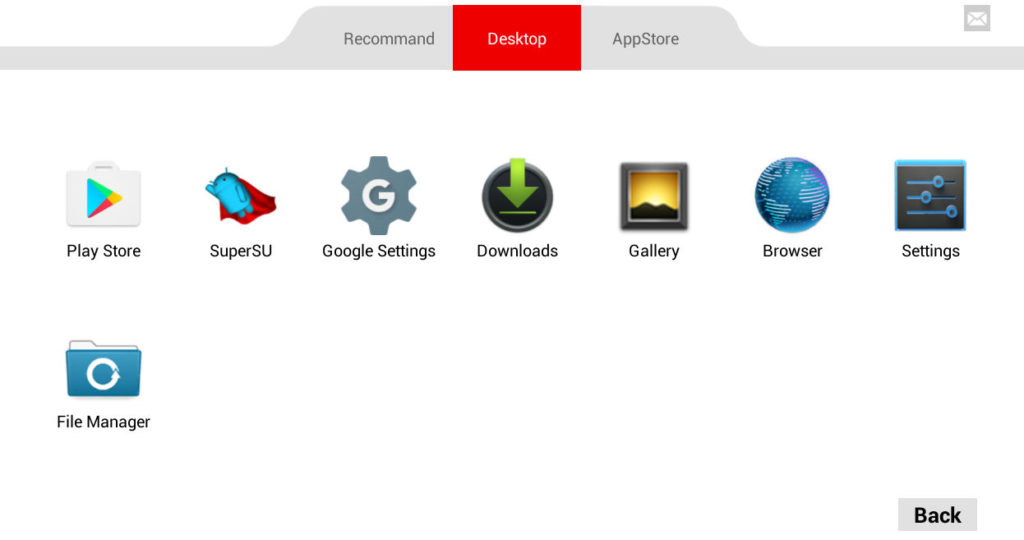 various Android settings and functions in droid4x