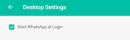 enable auto start of WhatsApp after logging into Windows