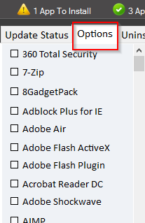 excluding apps from being updated using patch my pc