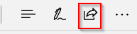 sharing webpages using Microsoft Edge