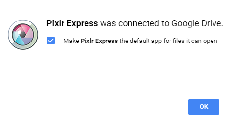 external app connected to Google Drive