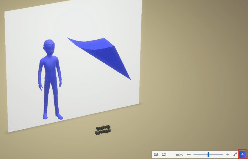 viewing drawings as 3d in paint 3d