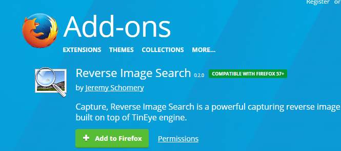 reverse image search add-on for firefox