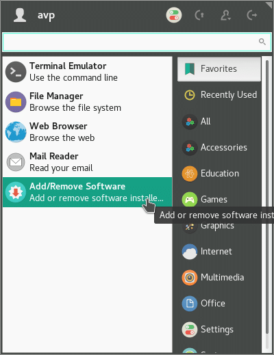 adding/removing programs in Manjaro Linux