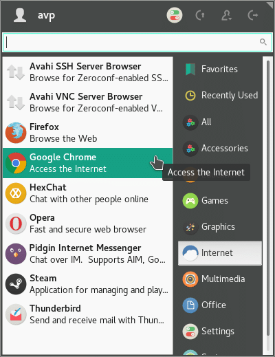 google chrome installed in manjaro linux