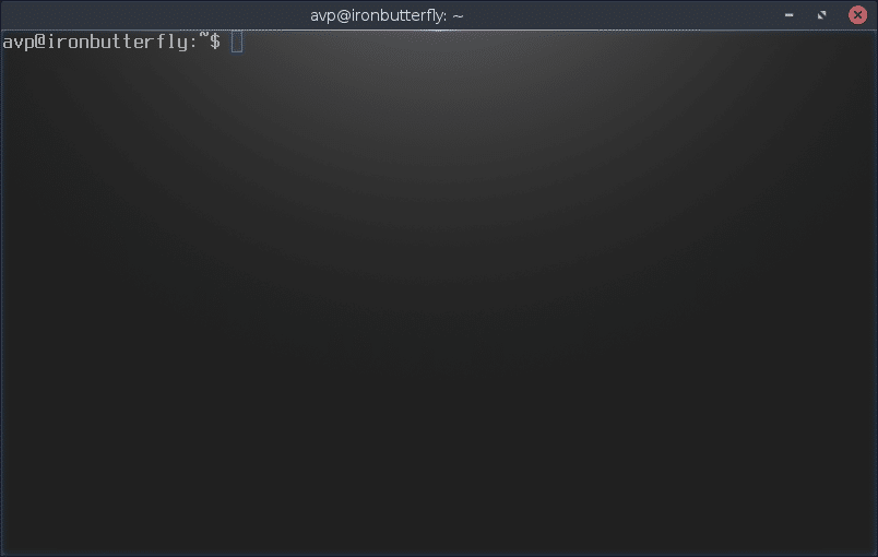 terminal window / Terminology in Bodhi Linux