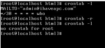 listing and deleting existing cron jobs in Linux from command line