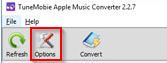 options menu in TuneMobie Apple Music Converter