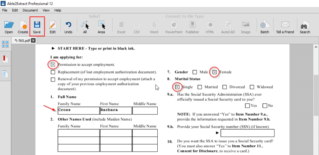 editing pdf forms