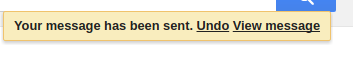 option of undoing sent message in Gmail