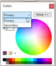 colors window and palette options in paint.net