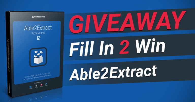 able2extract professional giveaway