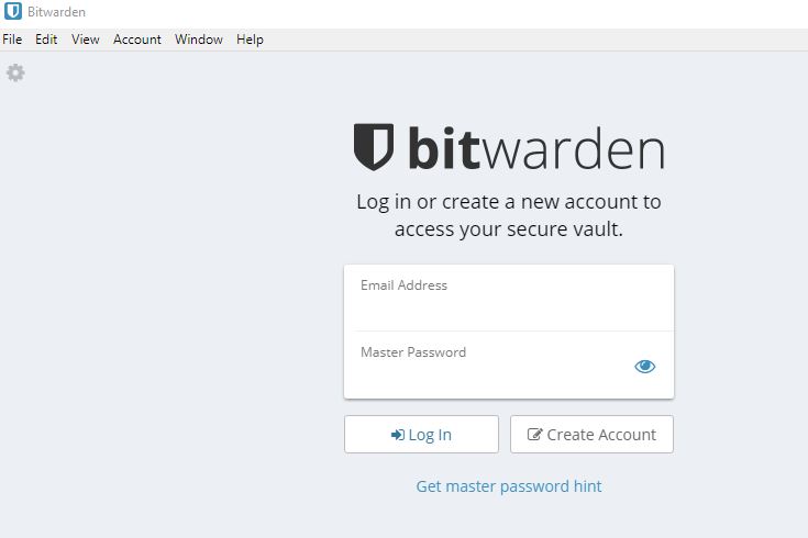 Bitwarden Windows application