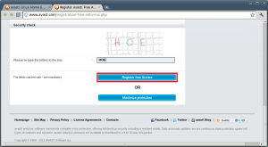 Avast Linux Home Edition - Free license registration