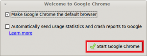 Making Google Chrome default browser